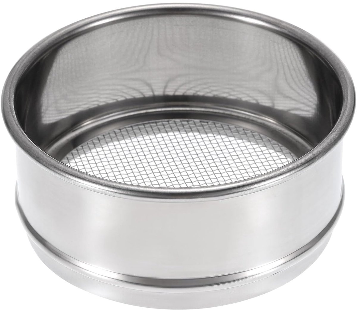 Laboratoriumzeef - Testzeef - Partikels Scheiden - Roestvrij Staal 304 - 10cm Diameter - Zilver