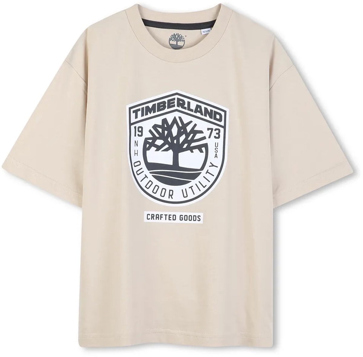 Timberland T60791 T-shirt Met Korte Mouwen 8 Years Jongen Pearl Stone