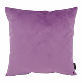 Housse de coussin en velours violet clair | Velours - Polyester | 45 x 45 cm