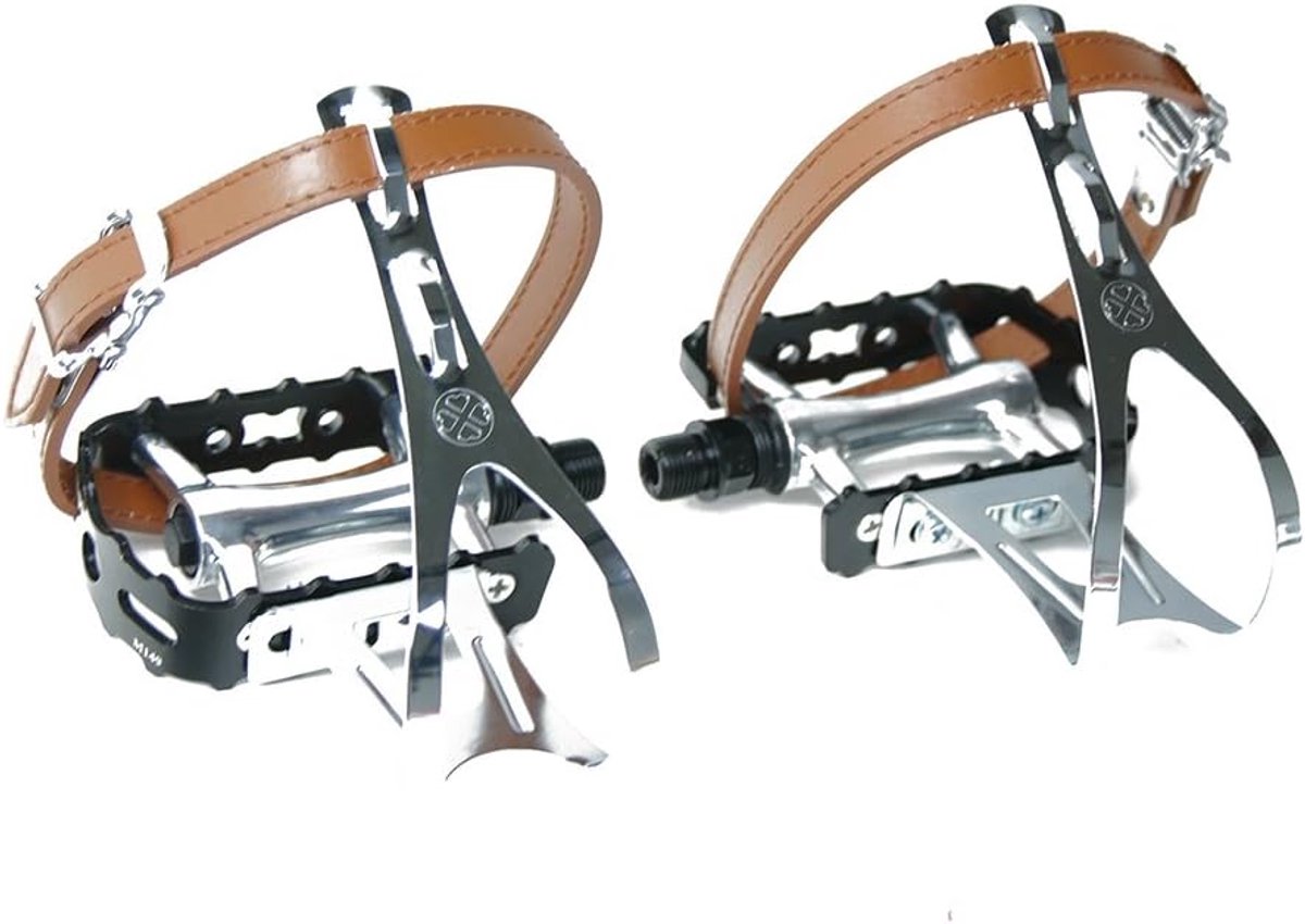 Fietspedalen met haken - Platform pedalen - Sneller accelereren - Gesloten kogellagers - 9/16 inch draad