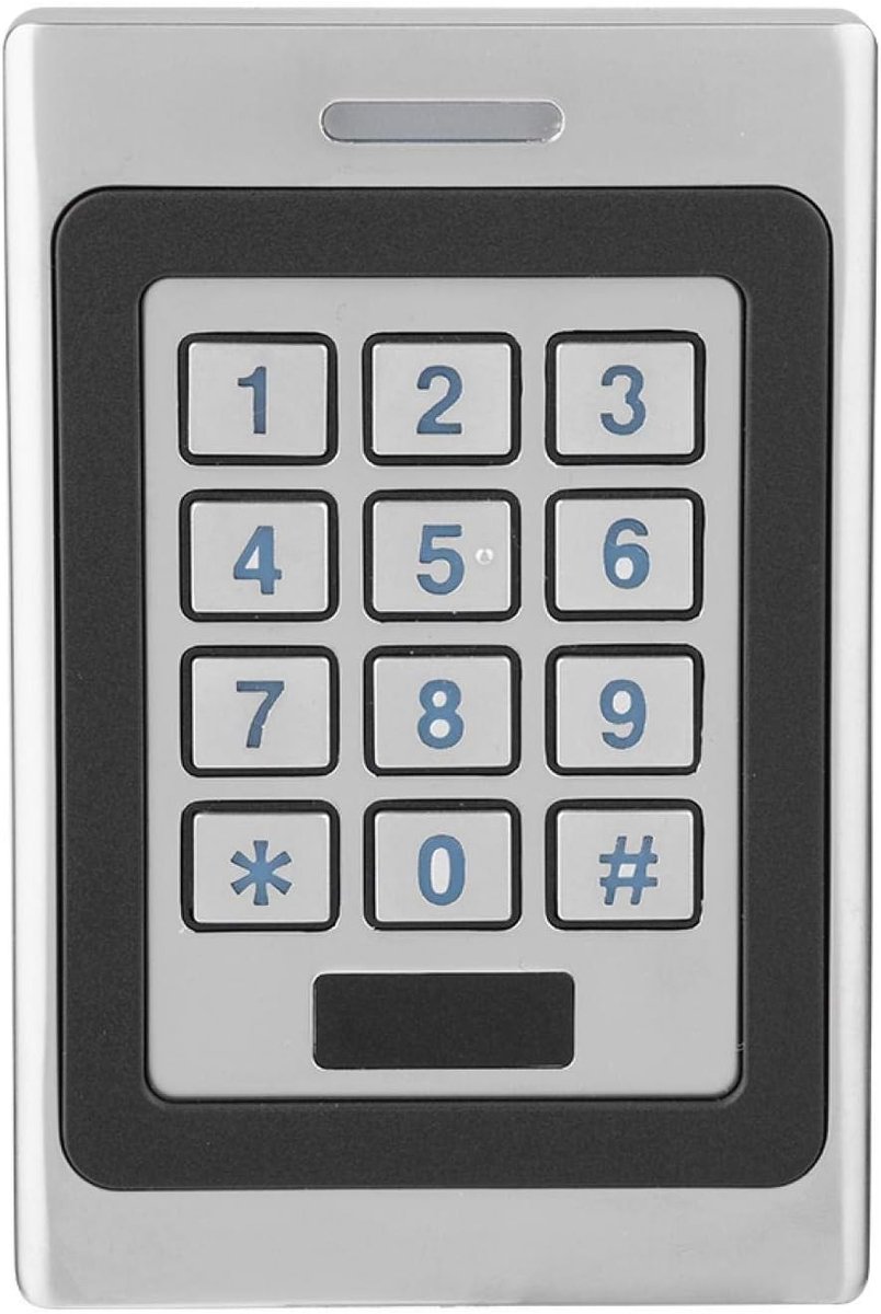 Toegangscontrole Systeem - Wachtwoord Toegang - Beveiliging Huis Kantoor - Waterdicht IP67 - Zilver