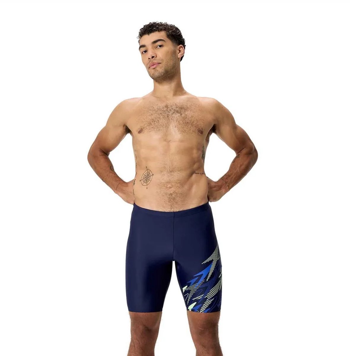 Speedo Medley Logo Jammer Heren Sportzwembroek - Marine/Blauw — afbeelding 24