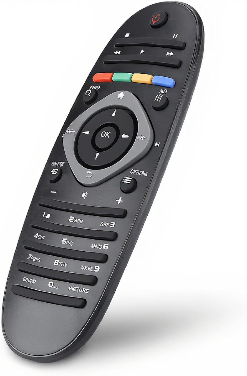 Universele Afstandsbediening - Draagbare Remote Control - TV Bediening - Geen Installatie Nodig - 8 Meter Bereik - Zwart