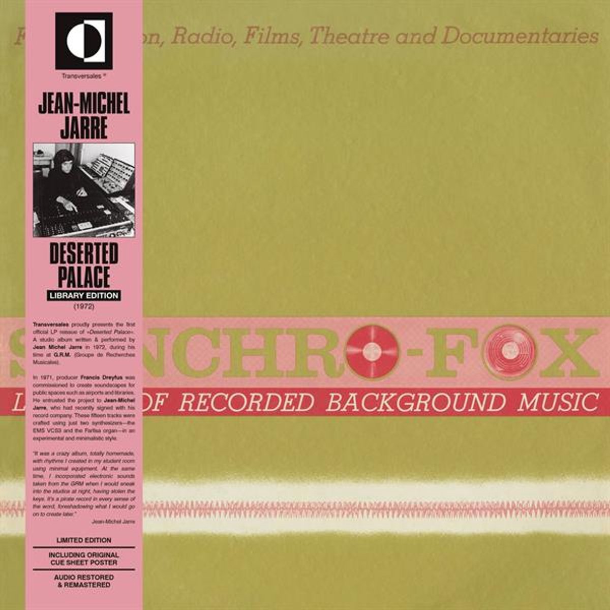 Jean-Michel Jarre - Deserted Palace (LP)