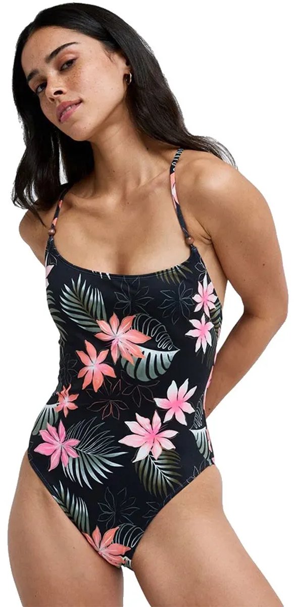 Roxy Paradise Fleur Zwemkleding L Vrouw Antraciet