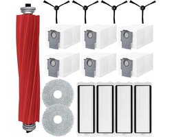 17-delige accessoireset geschikt voor Roborock Q Revo en Roborock P10 stofzuiger (zwart)
