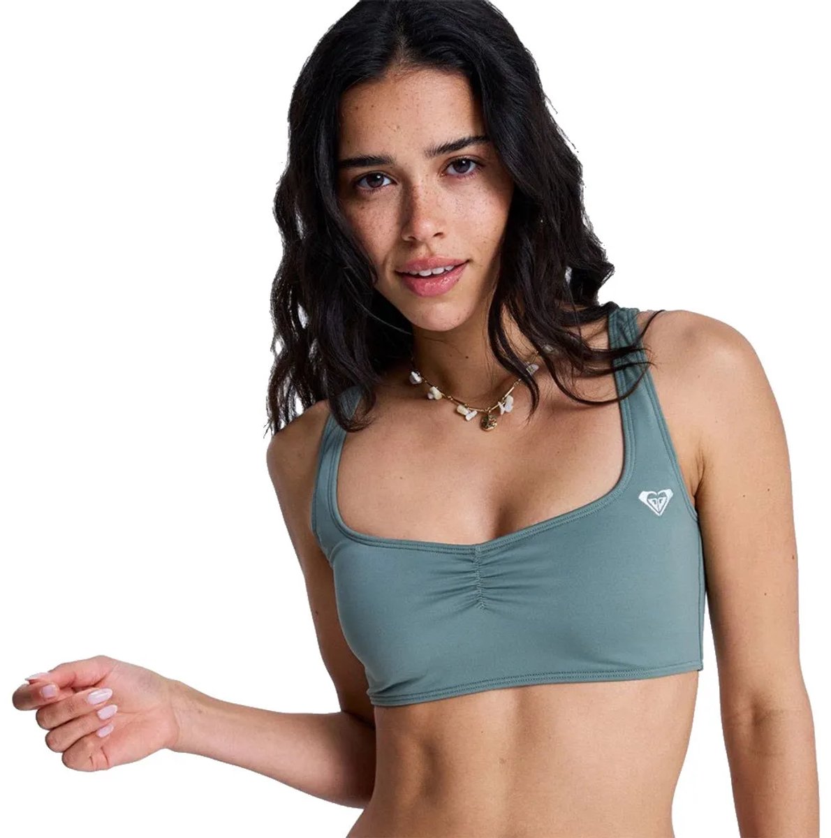 Roxy Essentials Sd Bralette Bikinitop XS Vrouw Groen