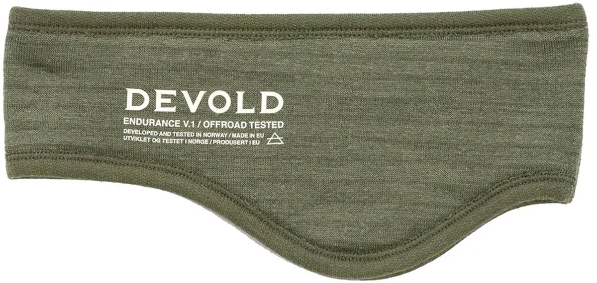 Devold Of Norway Endurance Merino Hoofdband Groen