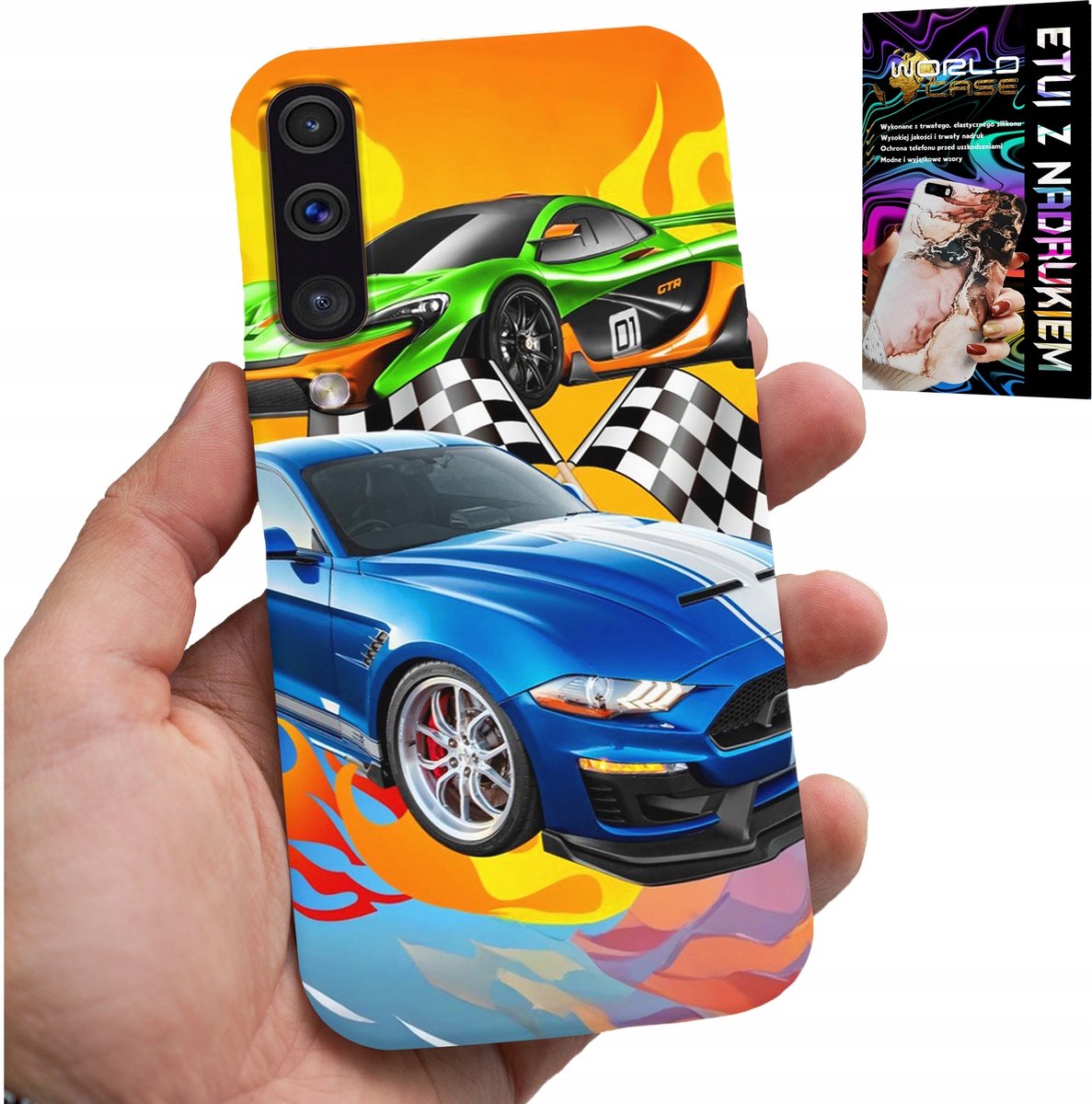 HOESJE VOOR SAMSUNG A50 / A30S - VOOR KINDEREN, RACEAUTO'S