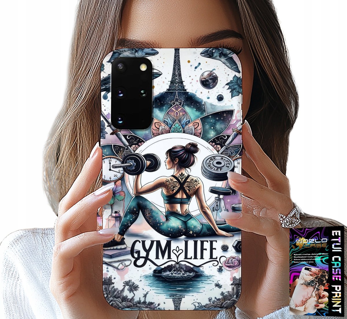 HOESJE VOOR SAMSUNG GALAXY S20 PLUS - GYM LIFE FITNESS FITNESSIARA CROSSFIT