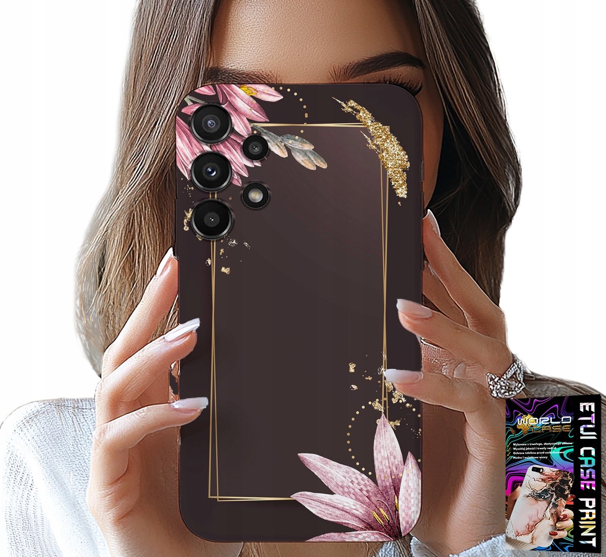 HOESJE VOOR SAMSUNG GALAXY A32 5G - ELEGANT BLOEMENPATROON