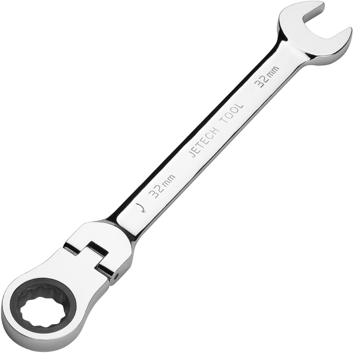 Jetech Flexibele Ratelsleutel 32 mm – Metrisch – Flexibele Kop – CR-V