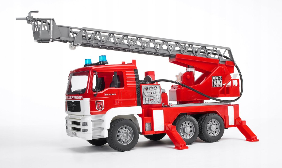 Bruder MAN Brandweerwagen met Draailadder - Speelgoedvoertuig — afbeelding 2