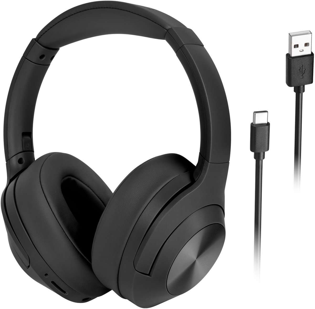 Krüger&Matz F2 Serie - Draadloze Over-ear Koptelefoon - Bluetooth 5.3 - Zwart of Grijs - Oplaadbare Batterij
