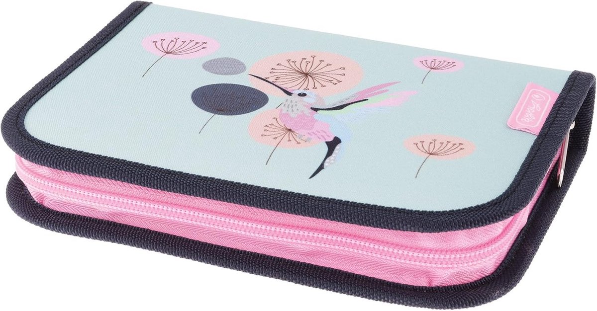 Herlitz Hummingbird - Piórnik - 31 onderdelen - Enkel - Grijze Binnenkant