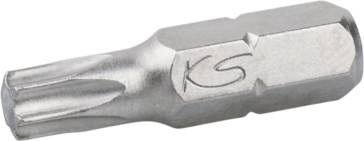 KS TOOLS - Bit - TORX T30 - 25 mm - DIN 3126