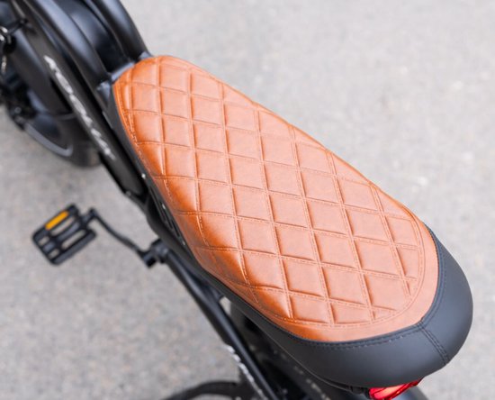 KOOLUX - X9 Mini Elektrische Fiets - Fatbike - 16 x 4.0 Inch Dikke Banden - 48V 13Ah Lithium Accu - 250W Motor - Maximaal 25/u - Maximaal 70km bereik - Mechanische remmen - LCD Scherm - Zwart - Rijklaar Bezorgd van KOOLUX — afbeelding 5