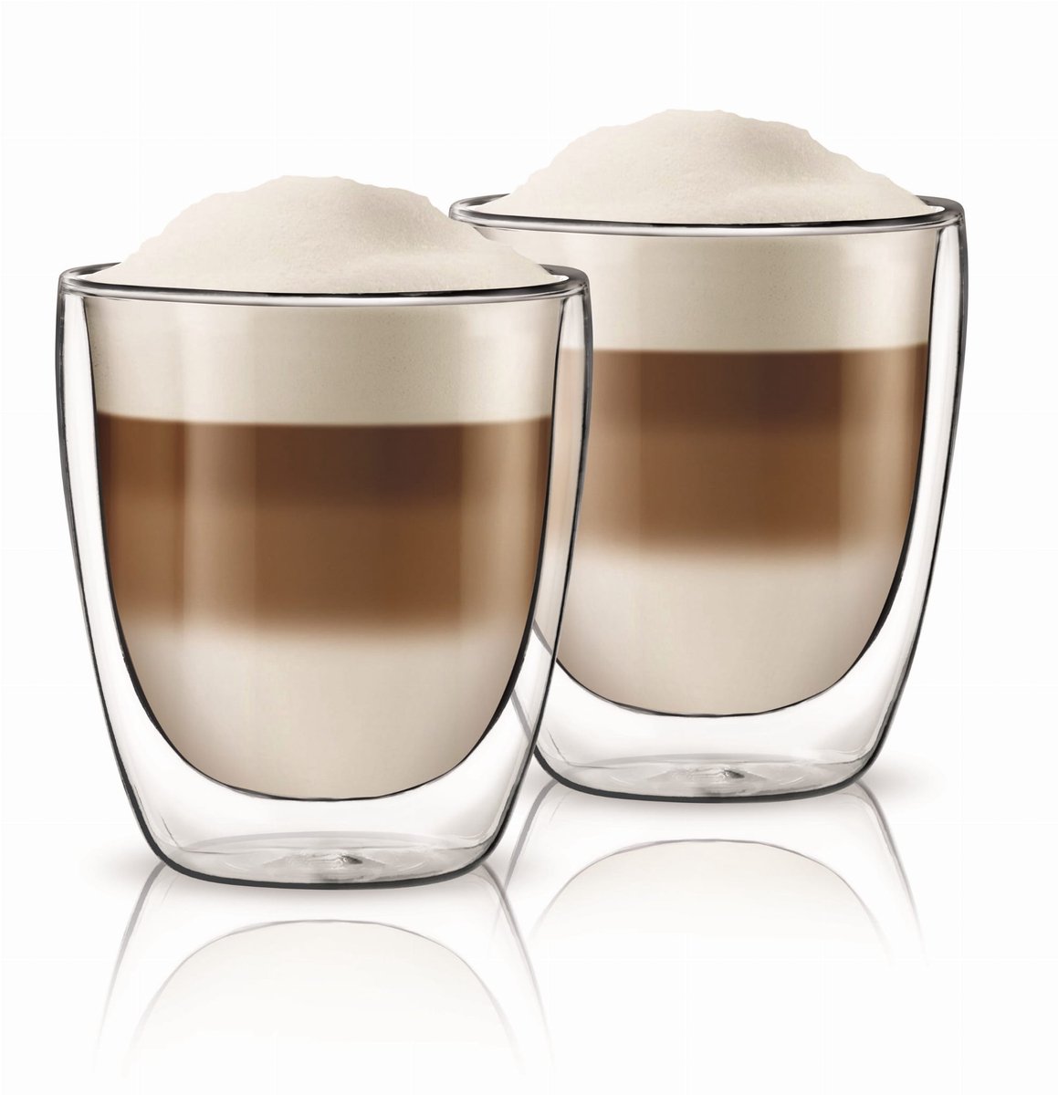 Aqualogis - Thermische Glazen - Cappuccino - 300ml - Set van 2
