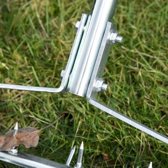 Killogood Gazonbeluchter beluchter voor gras 43.5cm breedte handmatige gazonbeluchter opvangbak tuingereedschap plug core, bodembeluchting gazononderhoud voor tuinen gazons verdichte grond van Merkloos	 — afbeelding 2