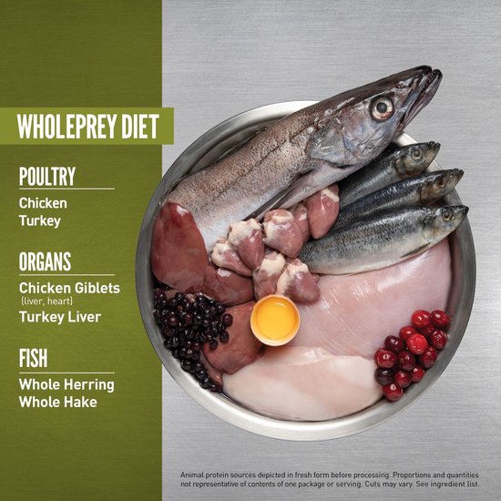 Orijen Whole Prey Senior Dog - Kip & Dinde - Nourriture pour chiens - 11,4 kg