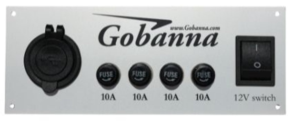 Zekeringspaneel 12V Gobanna - zonder USB