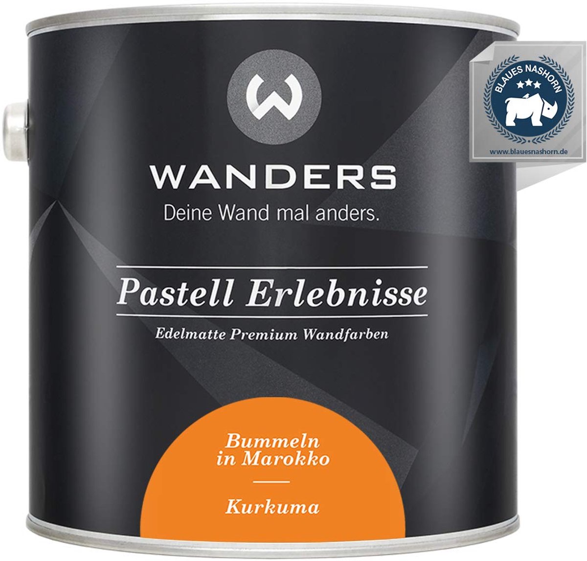 Wanders Muurverf - Edelmatte Krijtverf voor Hout en Meubels - Licht Oranje Kurkuma - 2,5L