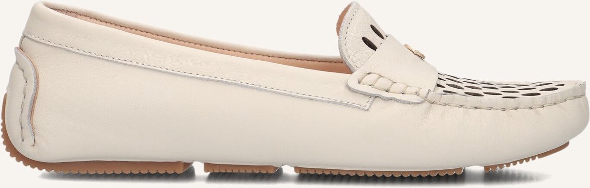 Fred De La Bretoniere - Billy Perf Mocassin Nappa Wit - Maat 40
