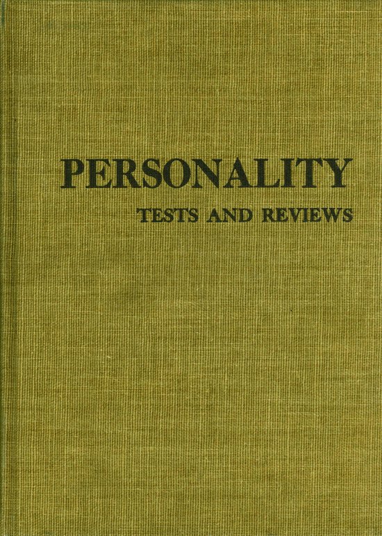 Personality Tests and Reviews I - cover