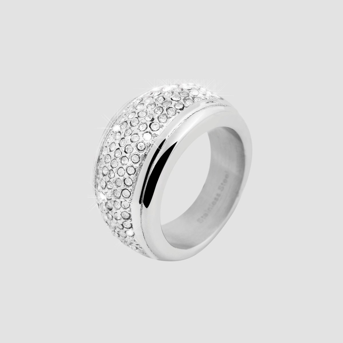 AKZENT Akzent Dames Ring Wilai, zilver van kleur, duurzaam