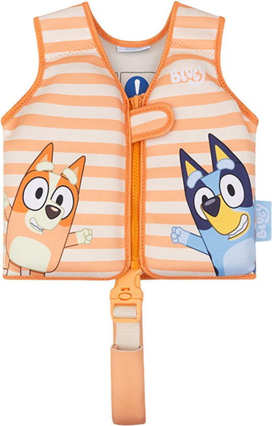Swim Essentials - Zwemvest Dreumes 1-2 Jaar - Oranje - Bluey - Drijfvest