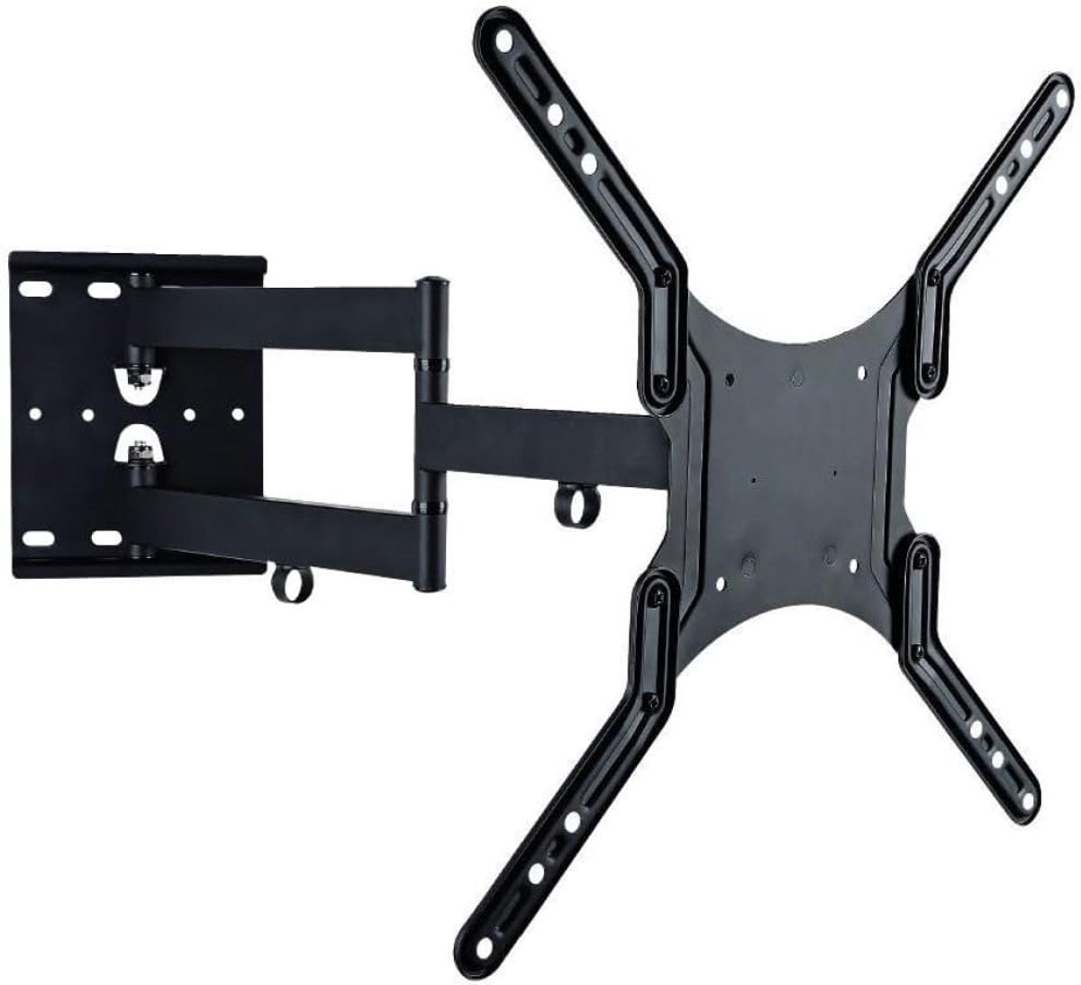 Platte Scherm Beugel - TV Muursteun - Kantoor Thuis - Kantelbaar Design - 23-55 Inch - Zwart