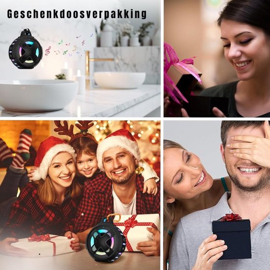 MIRA® Douche Speaker - Badkamer Speaker - Douche Speaker Bluetooth - Zwart - 11cm x 10cm x 6cm van mira — afbeelding 5