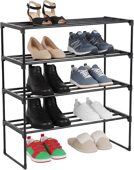 Grote Zwarte Houtlook kasten 3 deuren 1 plank kopen? | Tot 62