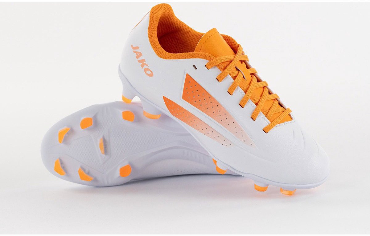 Jako Opura Academy Voetbalschoenen Fg Kinderen - Wit / Oranje | Maat: 38,5