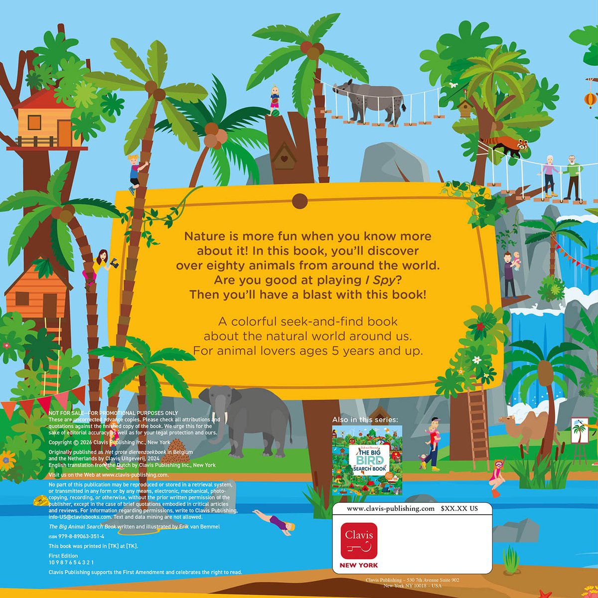 The Big Animal Search Book - back cover
