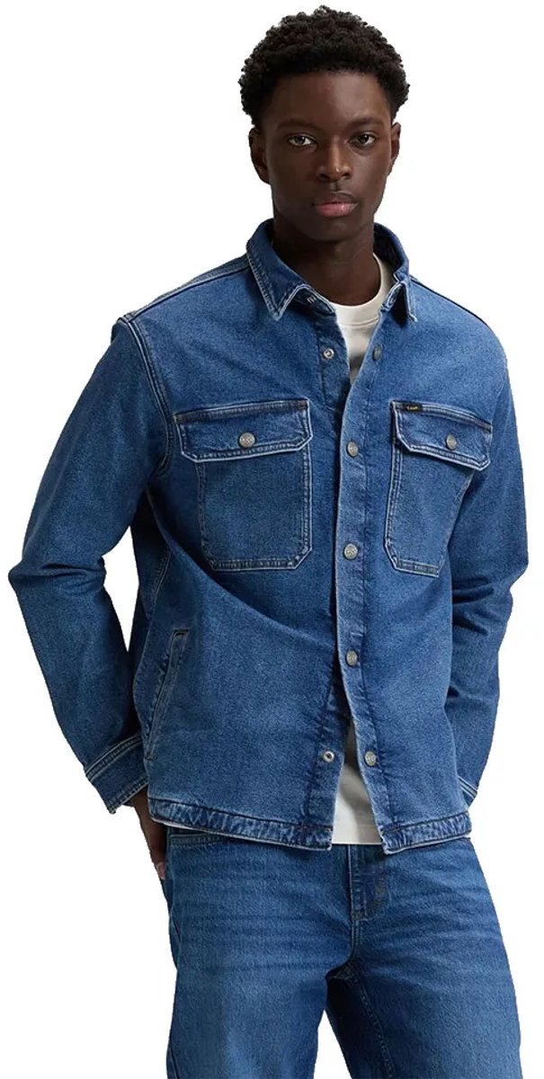 Lee 112377758 Relaxed Fit Overshirt L Man Belmont