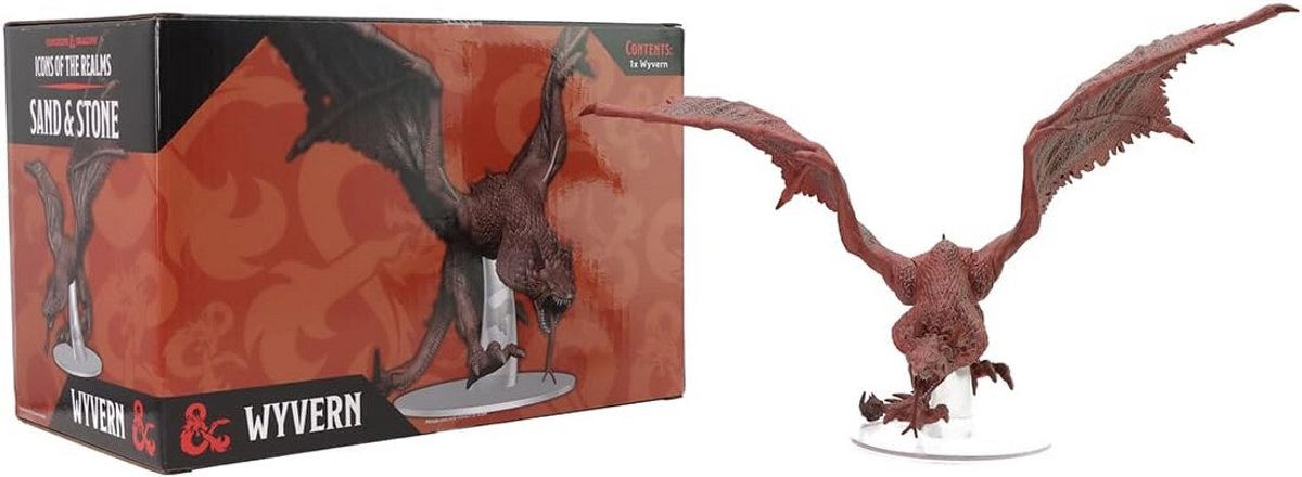Dungeons & Dragons Wyvern Miniature voor Verzamelobjecten en Spellen