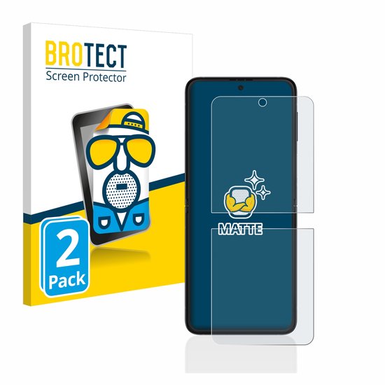 BROTECT - Protecteur d'écran pour Samsung Galaxy Z Flip 3 5G - Film de protection mat (2 pièces)