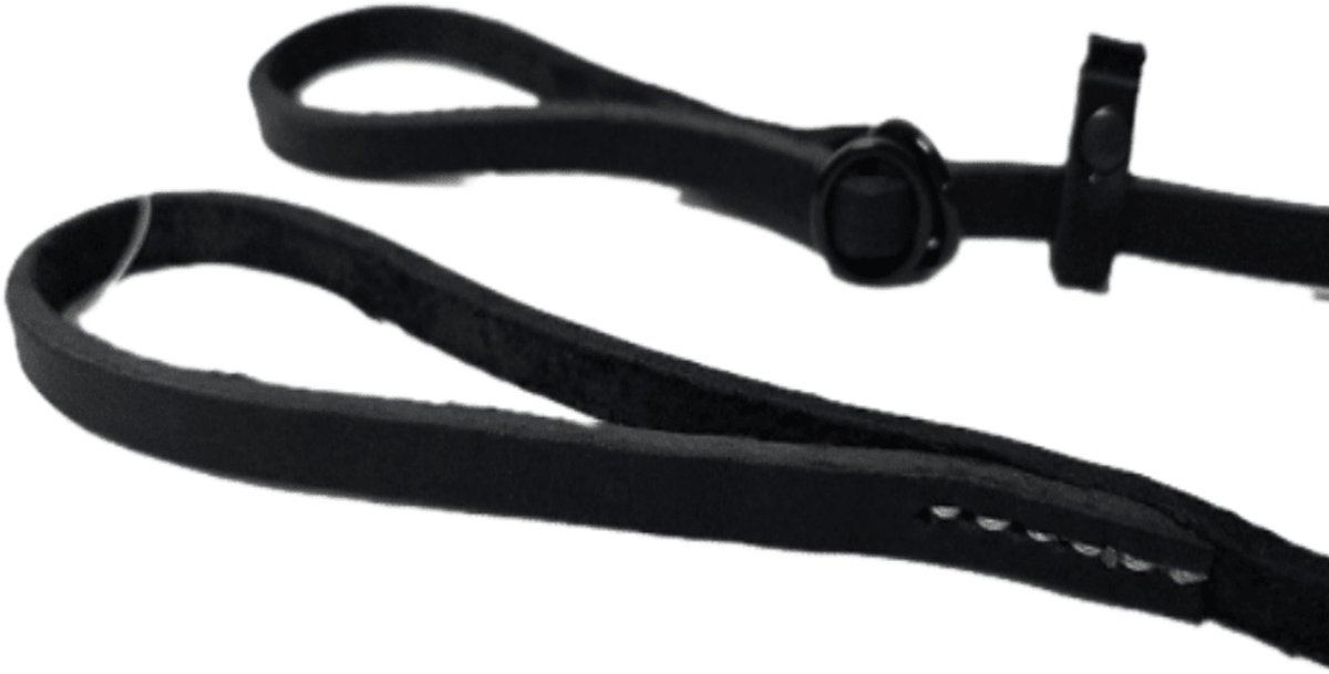 Chikko Quality - Lederen Showlijn - Zwart - 8mm x 120cm
