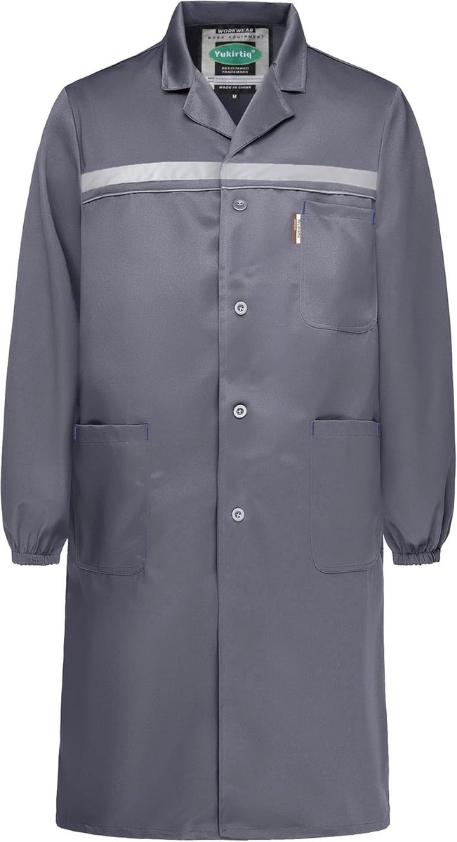 Lange Werkjas Heren Reflecterend voor Laboratorium, Garage en Werkplaats