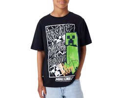 NAME IT- NKMMASE MINECRAFT SS NREG TOP NOOS BFU - Jongens - T-shirt