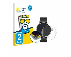 BROTECT - Screenprotector voor Withings ScanWatch (42 mm) - Folie Beschermfolie transparant volledig dekking - 2 Stuks