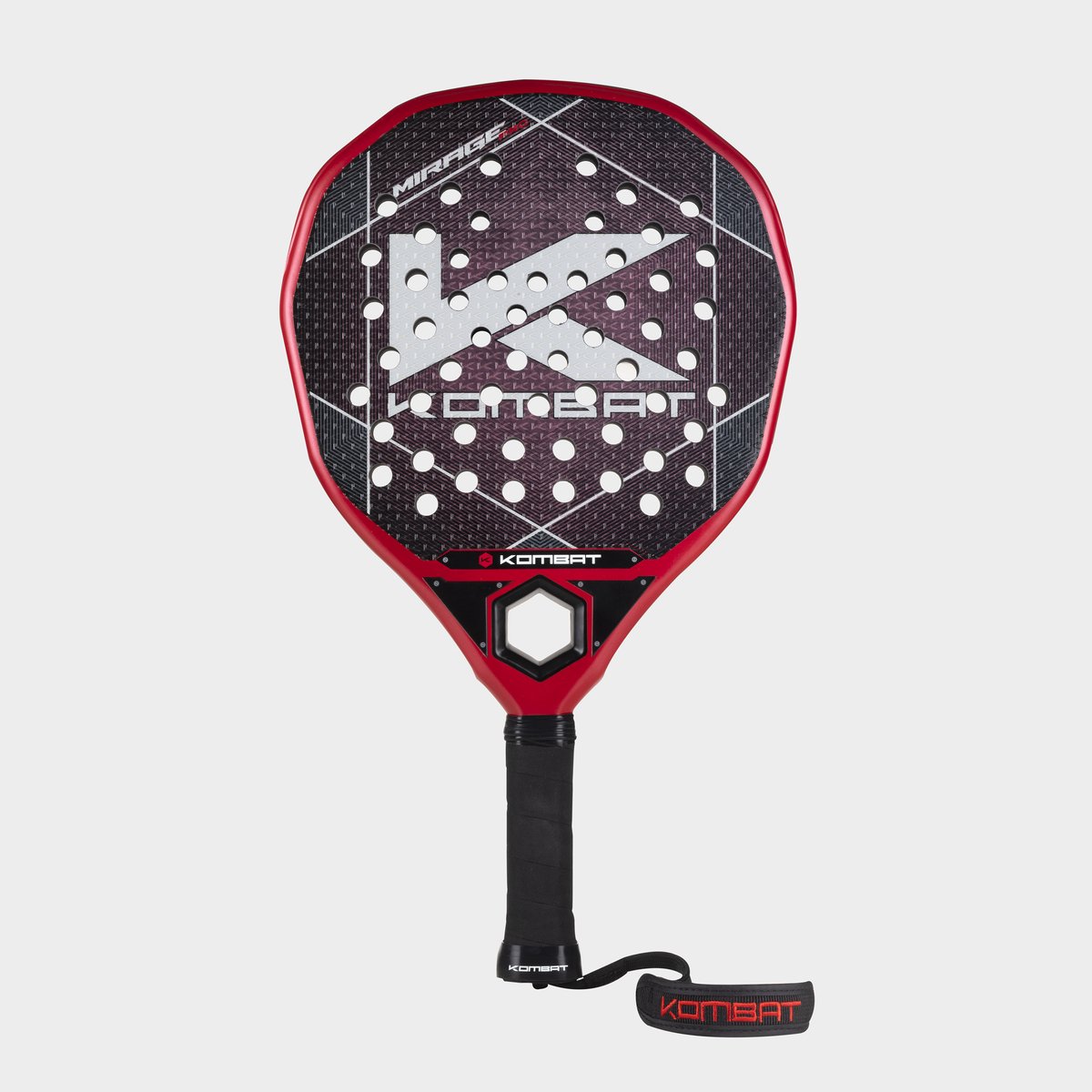 Kombat Padel | Kombat Mirage Pro | 2026 padelracket | 18K carbon ruw | hexagon vorm