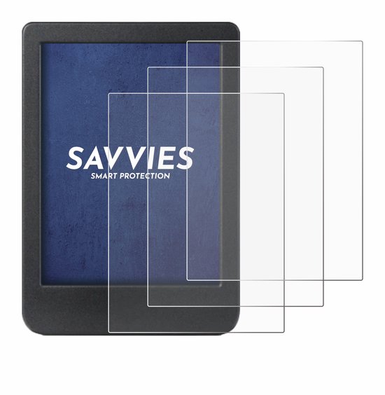 Savvies - Screenprotector voor Kobo Clara Colour - Folie Beschermfolie transparant (6 Stuks) van Savvies — afbeelding 5