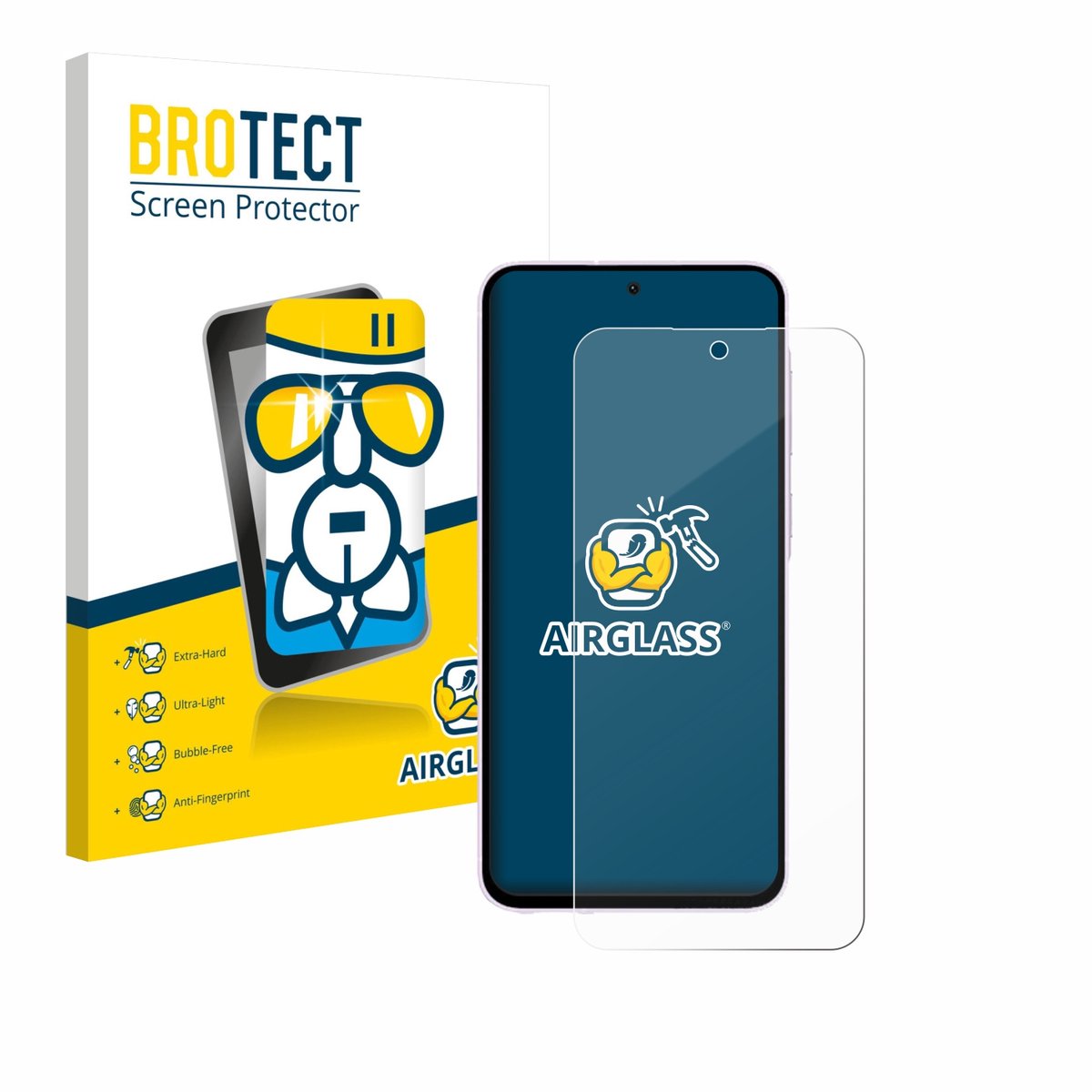 Screenprotector voor Samsung Galaxy A56 5G Beschermglas transparant