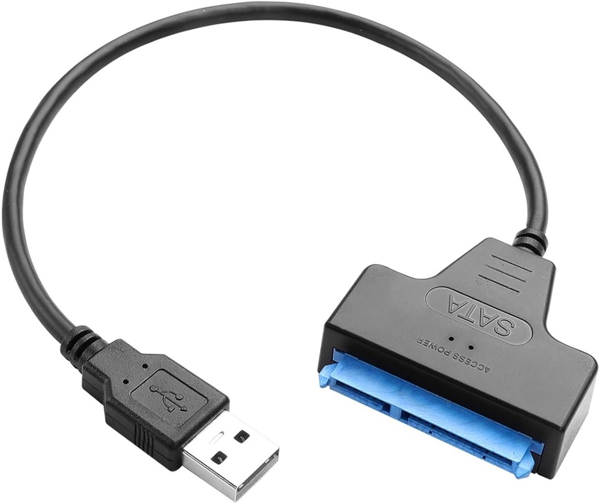 USB 3.0 naar SATA Adapterkabel voor 2,5'' & 3,5'' HDD/SSD - Plug & Play
