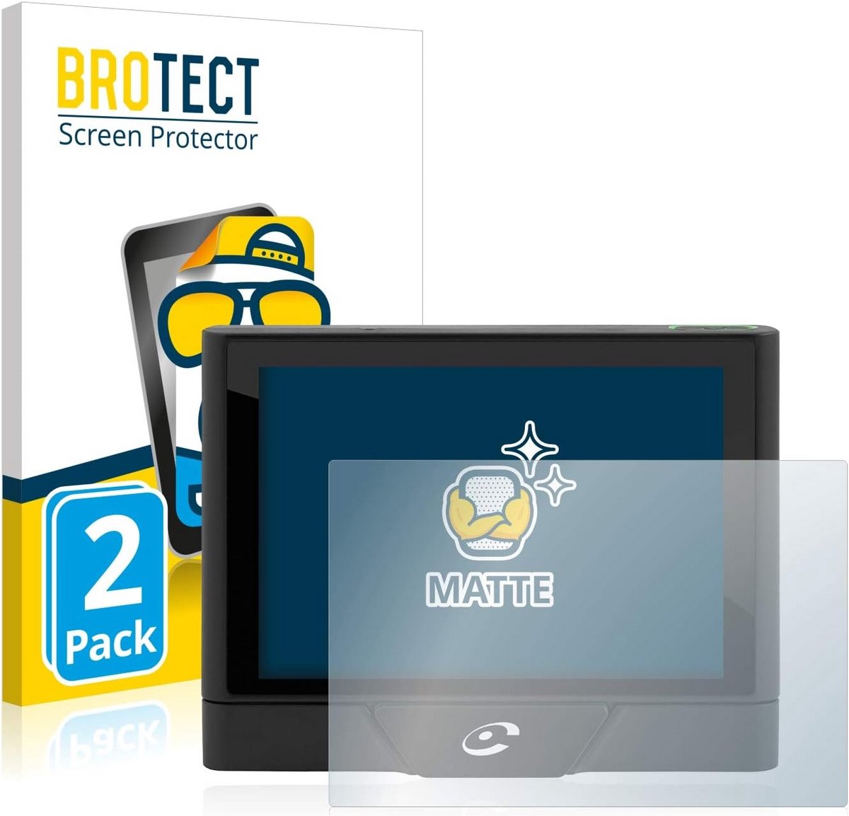 2x Anti-reflecterende Schermbeschermer Mat - Antischittering & Krasbestendig