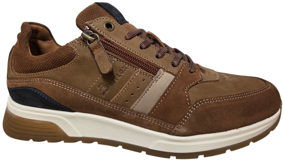 Bufflox Berlin Camel Sneakers Bruin Nubuck Heren - Bruin - 43