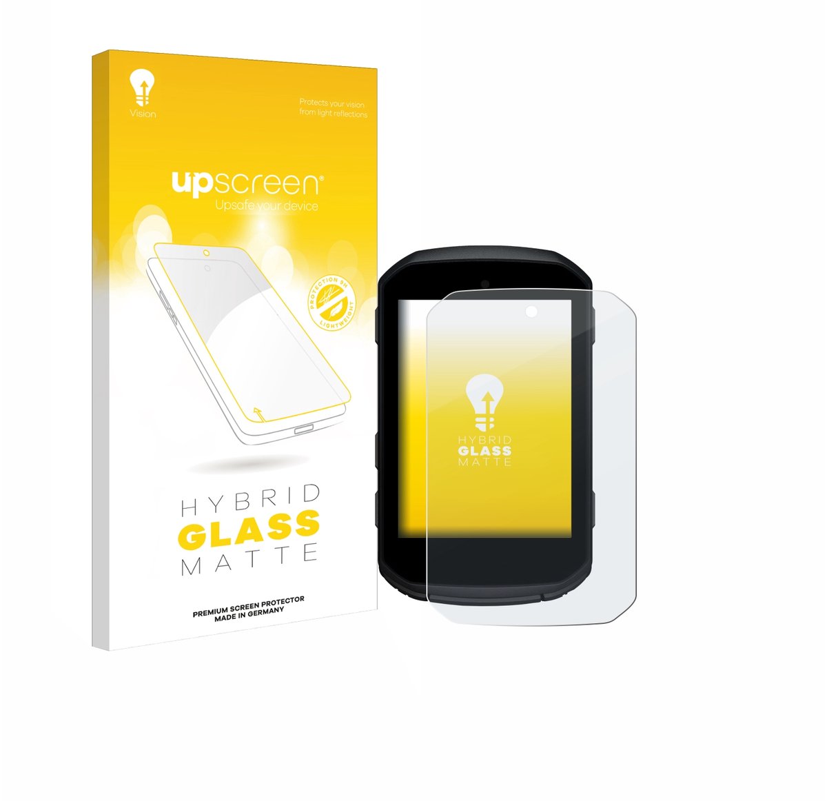 upscreen - Screenprotector voor Garmin Edge 850 - Folie Beschermfolie Beschermglas matte