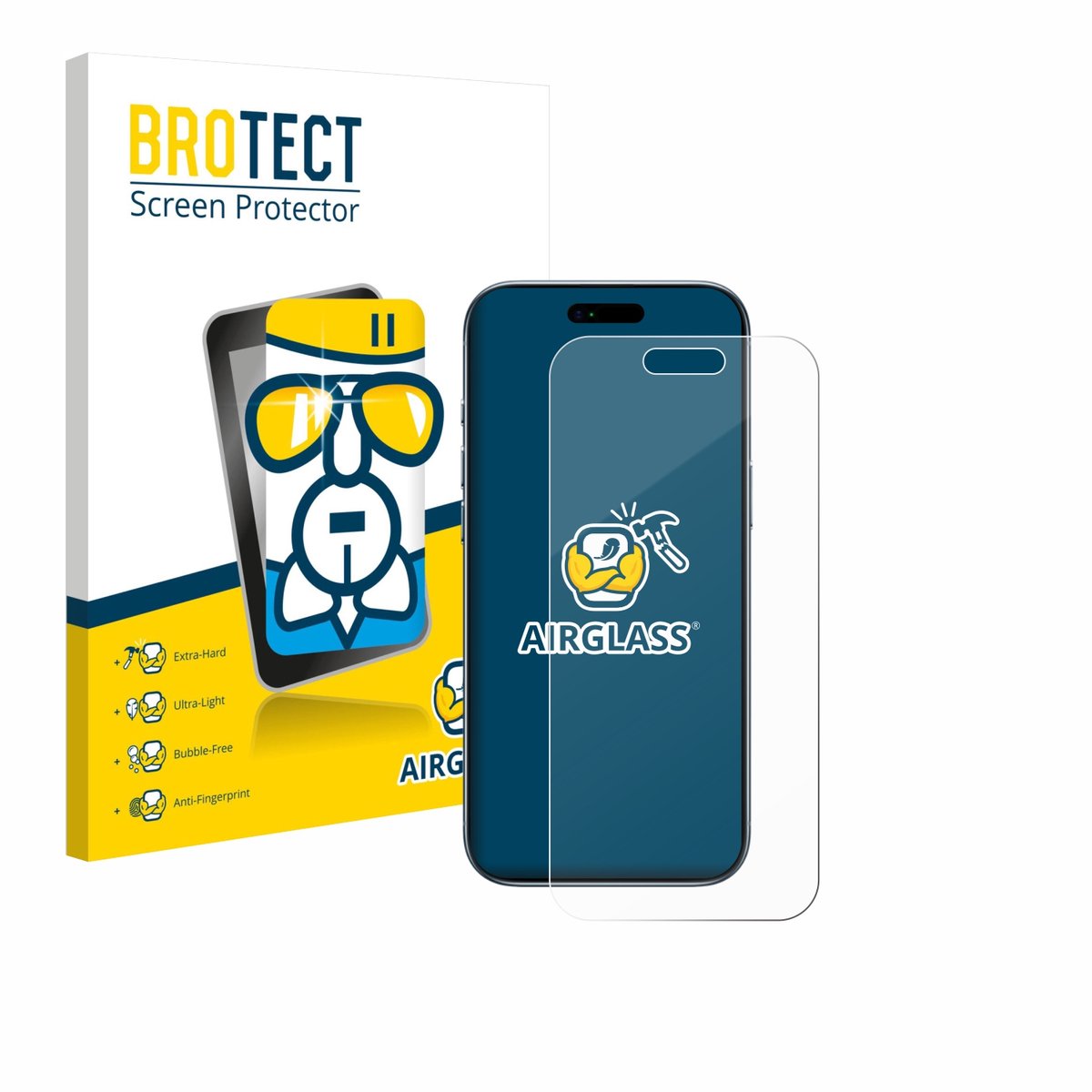 Screenprotector voor Apple iPhone Air Beschermglas transparant